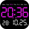 No Orologi da Parete Digitali 12/24H Sveglia LED da Parete con L8G1