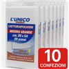 L'unico Originale 200 PANNI CATTURAPOLVERE 20x54 cm - 10 CONFEZIONI da 20 PEZZI | L'UNICO ORIGINAL