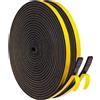 Yankuirui Nastro Sigillante Guarnizione 6mmx3mm/20m Spazzola adesiva per spogliarello per