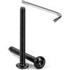 Tunejoy Viti a Testa Bombata Torx Nero con Flangia M4 x 40 mm Vite a Testa Esago