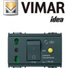 VIMAR - SERIE IDEA 16283 - PRESA 2P+T - INT. MAGNETOTERMICO DIFF. C16 - 3 MODULI