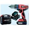 Black&Decker TRAPANO AVVITATORE BLACKeDECKER BeD HP 188BK 18VOLT 2 BATTERIE+VALIGETTA+INSERTO