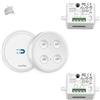 Interruttore Luce Senza Fili Parete Telecomando Wireless 230V Relè Esterno 200M