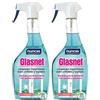 Nuncas Glasnet Detergente per Vetri e Specchi - 750ml (Confezione da 2)