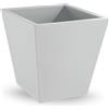 Veca Vaso quadrato in resina "Single" 45 cm.