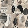 Does not apply Carta Da Parati Autoadesiva Con Motivo Scandinavo Flat Art, 44X300CM Pellicola D