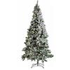 AMC Albero di natale innevato da 240cm in pino verde 1200 rami annodati e rinforzati