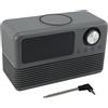 No Altoparlante Bluetooth da 15 W con Caricabatterie e Radiosveglia, Stazione6208