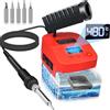 Saldatore Senza Fili per Batteria Milwaukee M18 18 V, Riscaldamento Rapido, Staz