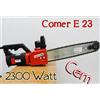 COMER ELETTROSEGA COMER E23 2300W PER TUFO E POROTON 53cm barra con rullo Catena widia
