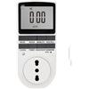 Presa Timer Digitale Programmabile 230V 16A 3680W Interruttore Orario Settimanal