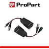 ProPart-El Coppia di Balun video HD cat5e/6 ad 1 canale e alimentazione