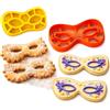 decora 2 Formine Taglia Biscotti Carnevale Maschere Mascherine Tagliapasta per Biscotti