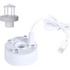 No 2X(Mist Maker, Porta USB Galleggiante Paraspruzzi 4 Luci LED A Colori Mac7323