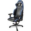 Sparco SEDIA DA GAMING UFFICIO SPARCO ICON NERO/BLU IN PELLE CON BRACCIOLI REGOALBILI