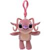 TY Clips - Anello Porta Chiavi di Morbido Peluche, Angel, Collezione Disney Lilo&Stitch,12 Cm T34017