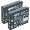 vhbw 2x Batteria per Kodak EasyShare DX7440(H) DX7590 DX3600 DX6490 1600mAh 3,6V