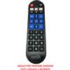 UNITRONIC TELECOMANDO UNIVERSALE SEMPLIFICATO PER SAMSUNG-LG-SONY-PHILIPS E PANASONIC