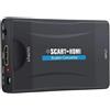 Branded Convertitore SCART a HDMI per TV Adattatore SCART Femmina a HDMI Video Audio