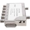 No MultiSwitch Satellitare A 2 Ingressi e 6 Canali, Antenna da 950 A 2150 MHz,4690