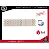 Akai Kit 8 Barre 5 LED TV Akai V500DJ4-QS1 CC02500D445V05 Strip LED ricambio