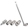 No 1 Set Antenna A Stelo Adattatore da 3,5 mm Antenna Radio FM Sostituzione Co3820