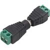 No 2 prese e femmina da 5,5 mm x 2,1 mm, presa di corrente EU per tele2540