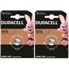 Duracell 2X Duracell 1616 Lithium (2 Blister Da 1 Batteria) 2 Pile