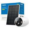 Tapo C425 KIT Telecamera WiFi Esterno ad Energia Solare Senza Fili 2K 4MP IP66