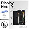 SAMSUNG DISPLAY NOTE 9 N960 ORIGINAL ASSEMBLED NERO TOUCH SCREEN SCHERMO