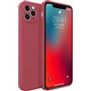 Piushopping CUSTODIA COVER PER IPHONE 12 13 14 15 PRO MAX SILICONE ULTRA SLIM BORDI PIATTI