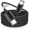 Lemsen Cavo iPhone 15 16 3M, Cavo USB Type-C 3 Metri Cavo USB C USB C, 60W Cavo Type C