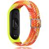 Keecuty Cinturino in Nylon per Mi Band 6/5/4/3 Bracciale Tessuto Elastico Intrecciato in
