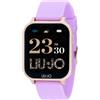 Liu Jo Luxury Smartwatch Donna LIU JO LUXURY VOICE ENERGY SWLJ118 Silicone Viola Rosè