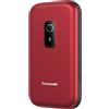 Panasonic KXTF600EXR Cell.featurephone 2.8"bt 0.3mp V.voc.ip44 4g Rosso