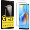 Coiwxmoi 2 Pezzi Vetro Temperato per OPPO A74 4G / A94 5G 6.43" Pellicola Protte