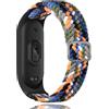 Keecuty Cinturino in Nylon per Mi Band 6/5/4/3 Bracciale Tessuto Elastico Intrecciato in