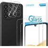 Geemee Pellicola Vetro Temperato+Fotocamera Vetro temperato per Samsung Galaxy A33, 【2