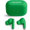 AURICOLARE BLUETOOTH COLORUM TWS EARPHONES GREEN, CAPACITA' BATTERIA 20 CTWS-04G