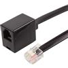 CABLEPELADO Cavo Prolunga Telefono RJ11, Modulare 6P4C, Western, Per Fax Modem R