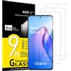 NEW'C 3 Pezzi, Vetro Temperato per OPPO Reno 8 Pro 5G, Pellicola Prottetiva Anti