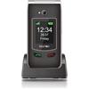 Bea-fon Beafon SL645 PLUS GSM Flip Silverline Telefono Anziani SoS IP54 base ricarica
