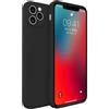 Piushopping CUSTODIA COVER PER IPHONE 12 13 14 15 PRO MAX SILICONE ULTRA SLIM BORDI PIATTI