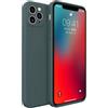 Piushopping CUSTODIA COVER PER IPHONE 12 13 14 15 PRO MAX SILICONE ULTRA SLIM BORDI PIATTI