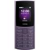 Nokia 1104G2024PURPLE Cell. 1.8" Qqvga Dual Sim 48mb 128mb Bt 4g Purple
