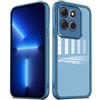 YUXING Cover per Motorola Moto G86 Custodia Trasparente con Pellicola Protettiva
