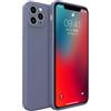 Piushopping CUSTODIA COVER PER IPHONE 12 13 14 15 PRO MAX SILICONE ULTRA SLIM BORDI PIATTI