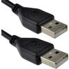 kenable Cavo USB 2.0 24AWG da A ad A maschio a maschio ad alta velocità nero 1,8