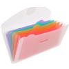 2 Pcs Agenda Porta Soldi Organizzatore Scontrini Cartella Della Fisarmonica