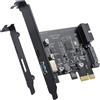 No Scheda Adattatore Frontale da PCI-e 1X A USB 3.2 Gen1 USB 3.2 Type-C Q2D41419